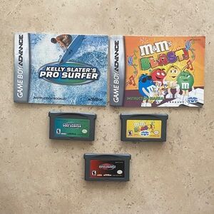 Game Boy Advance Pack of 3 Games
